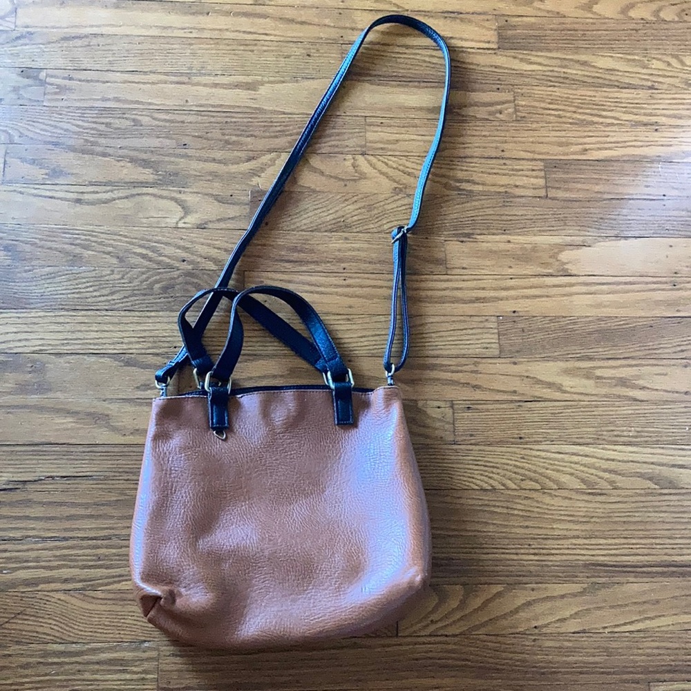 Free People vegan leather reversible purse